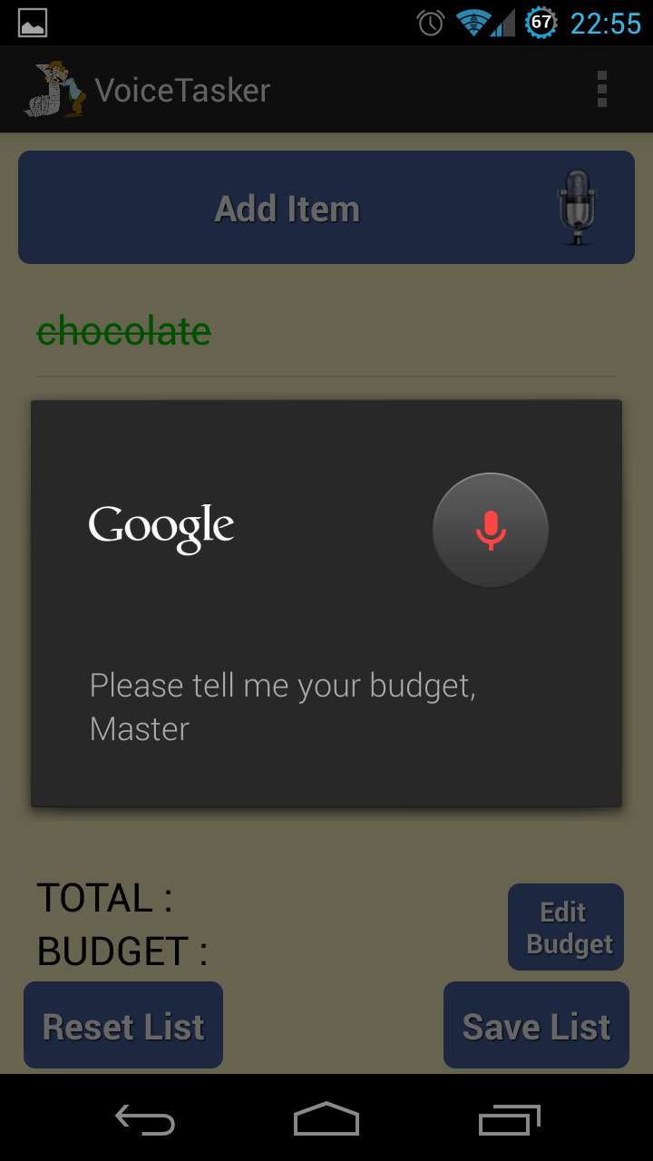 add_budget Adding a Budget